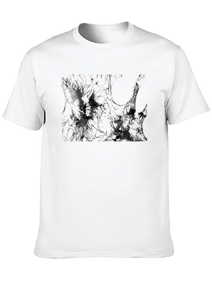 Abstract Art Black T-Shirt - Unique Graphic Tee