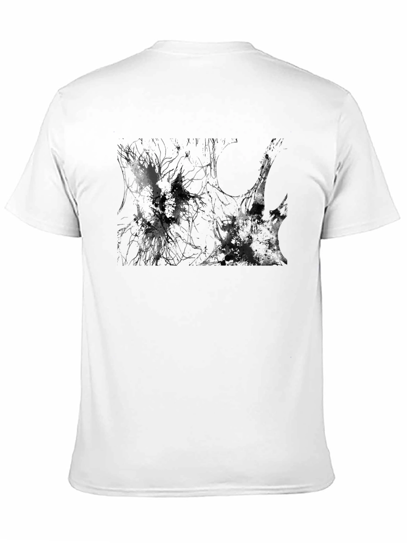 Abstract Art Black T-Shirt - Unique Graphic Tee