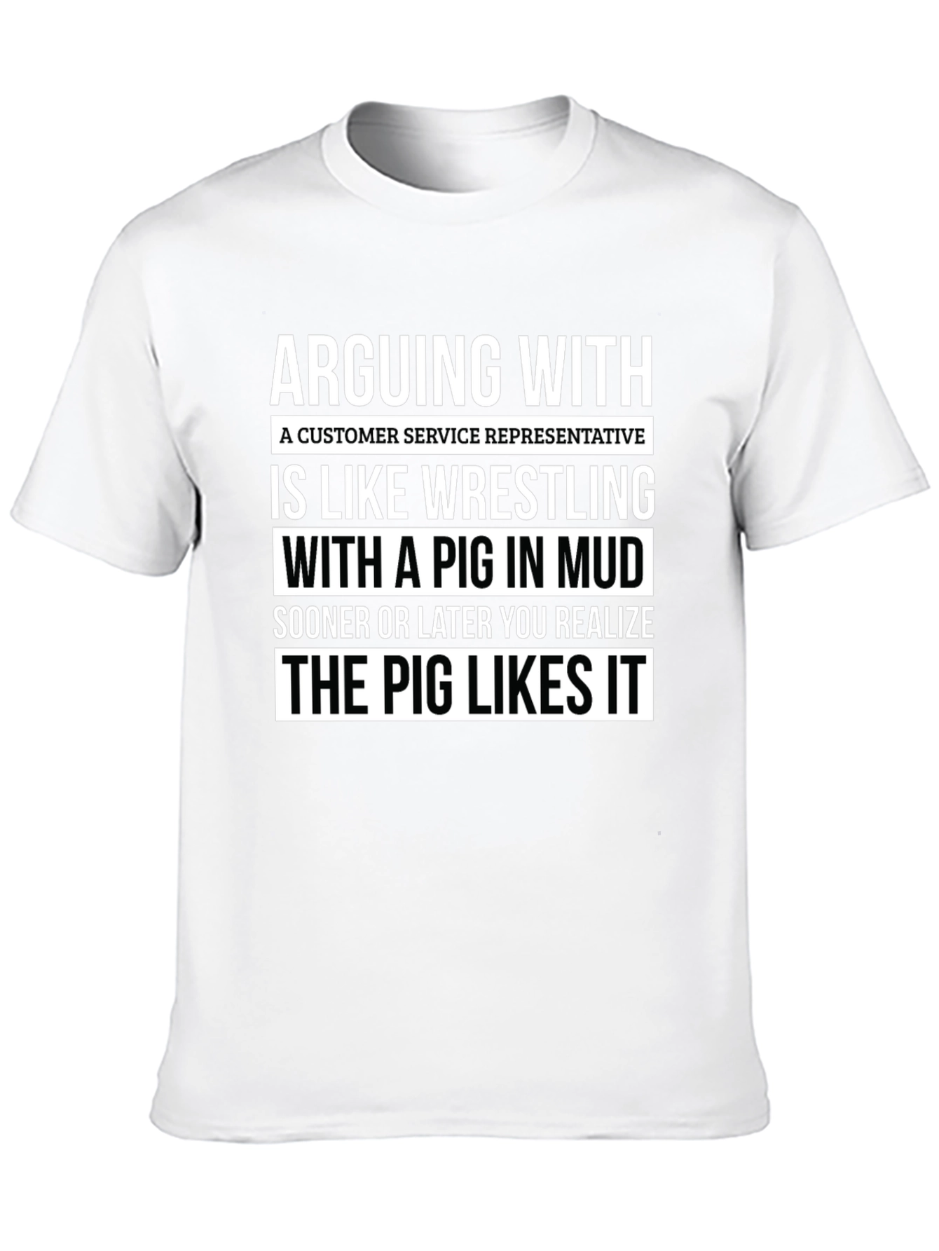 Arguing with Customer Service Rep Funny T-Shirt
