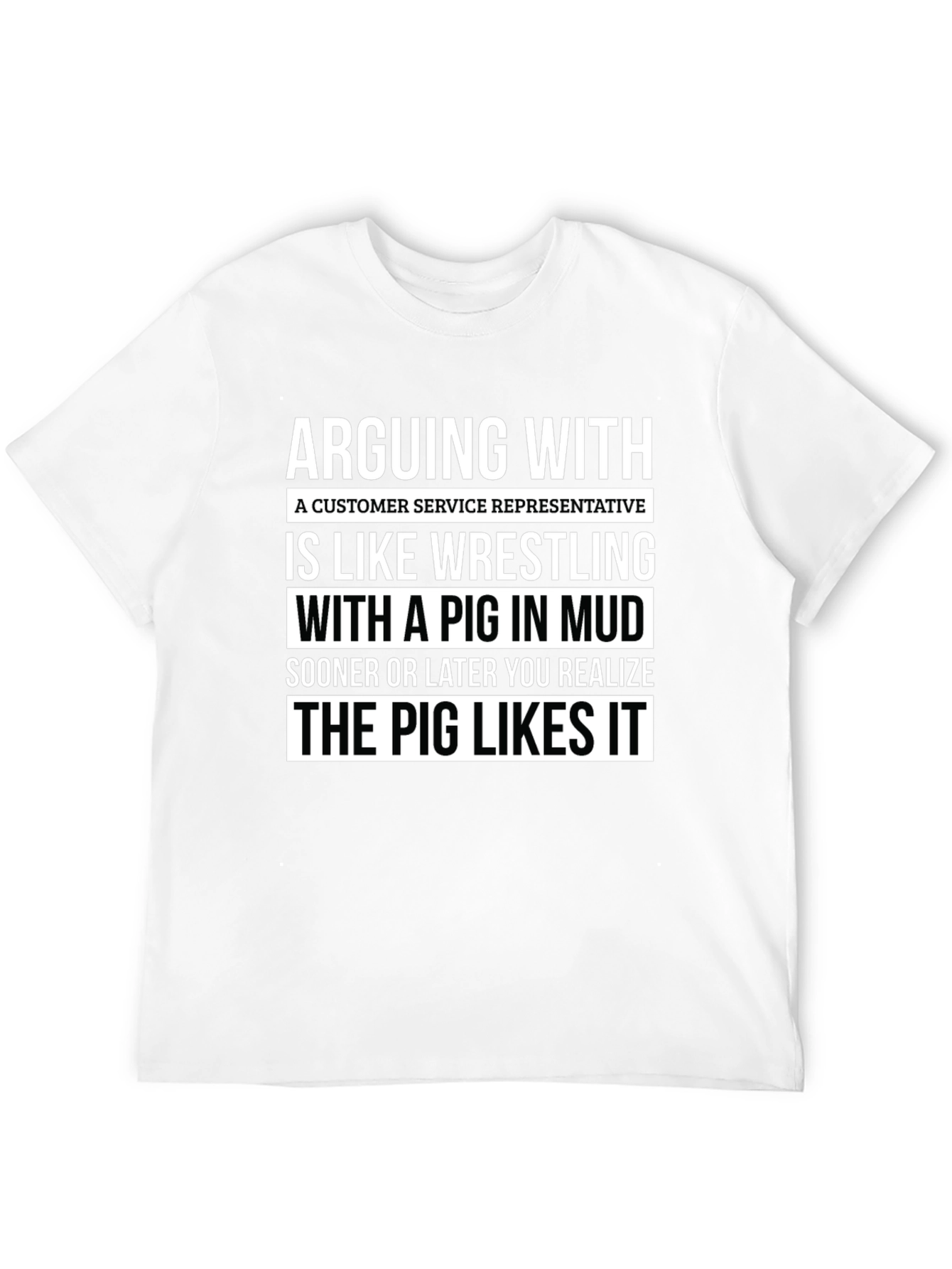 Arguing with Customer Service Rep Funny T-Shirt