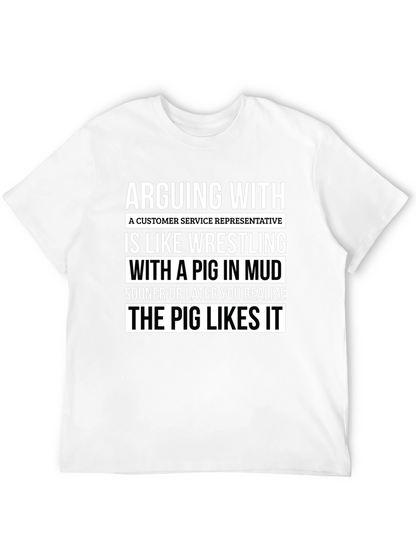 Arguing with Customer Service Rep Funny T-Shirt