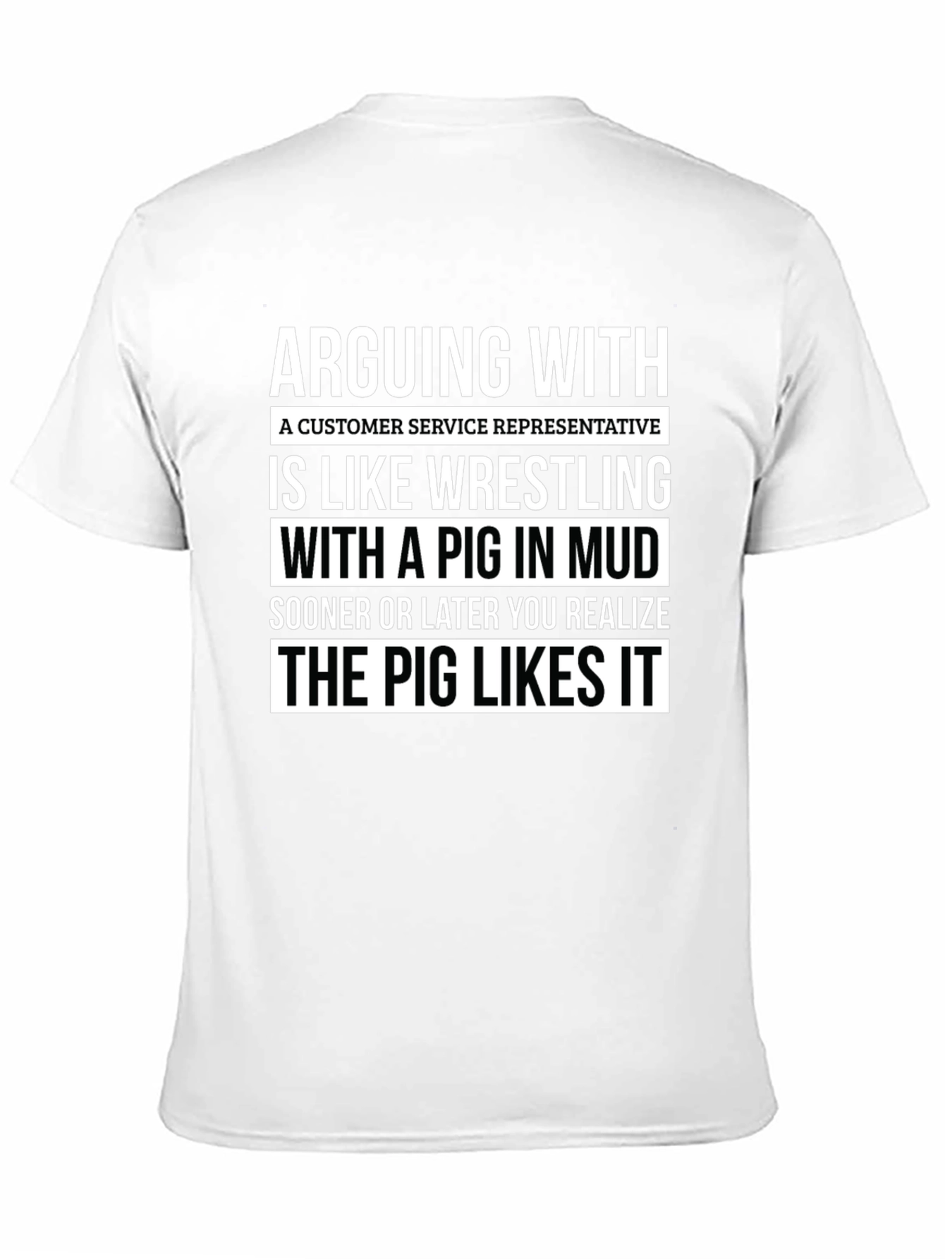 Arguing with Customer Service Rep Funny T-Shirt