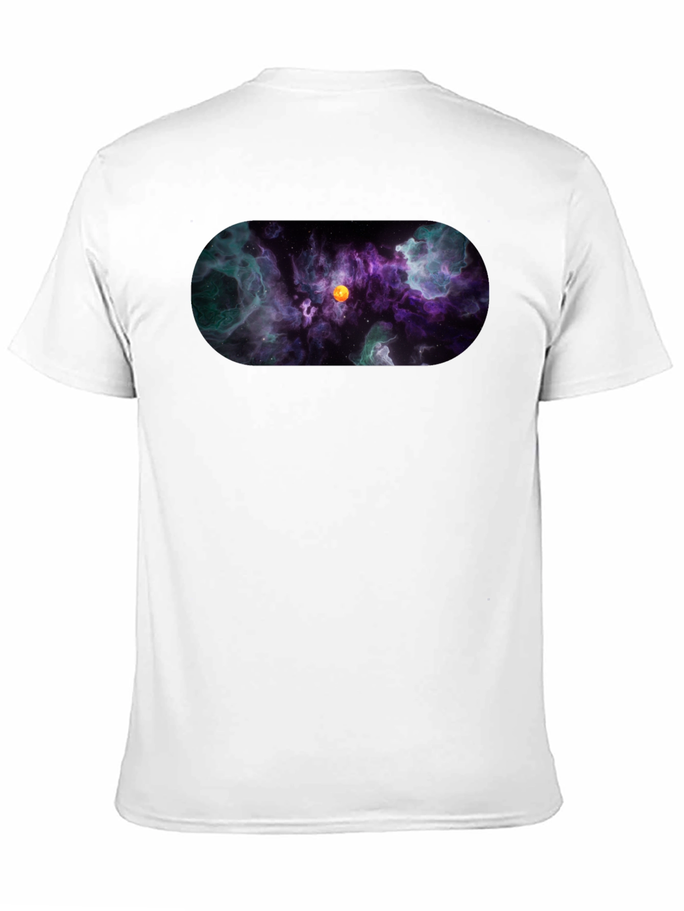 Nebula Print Black T-Shirt