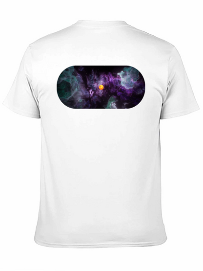 Nebula Print Black T-Shirt