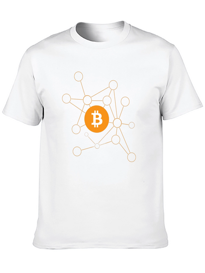 Bitcoin Crypto Network Black T-Shirt