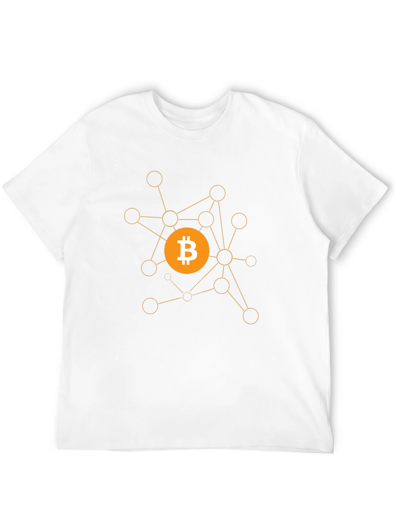 Bitcoin Crypto Network Black T-Shirt