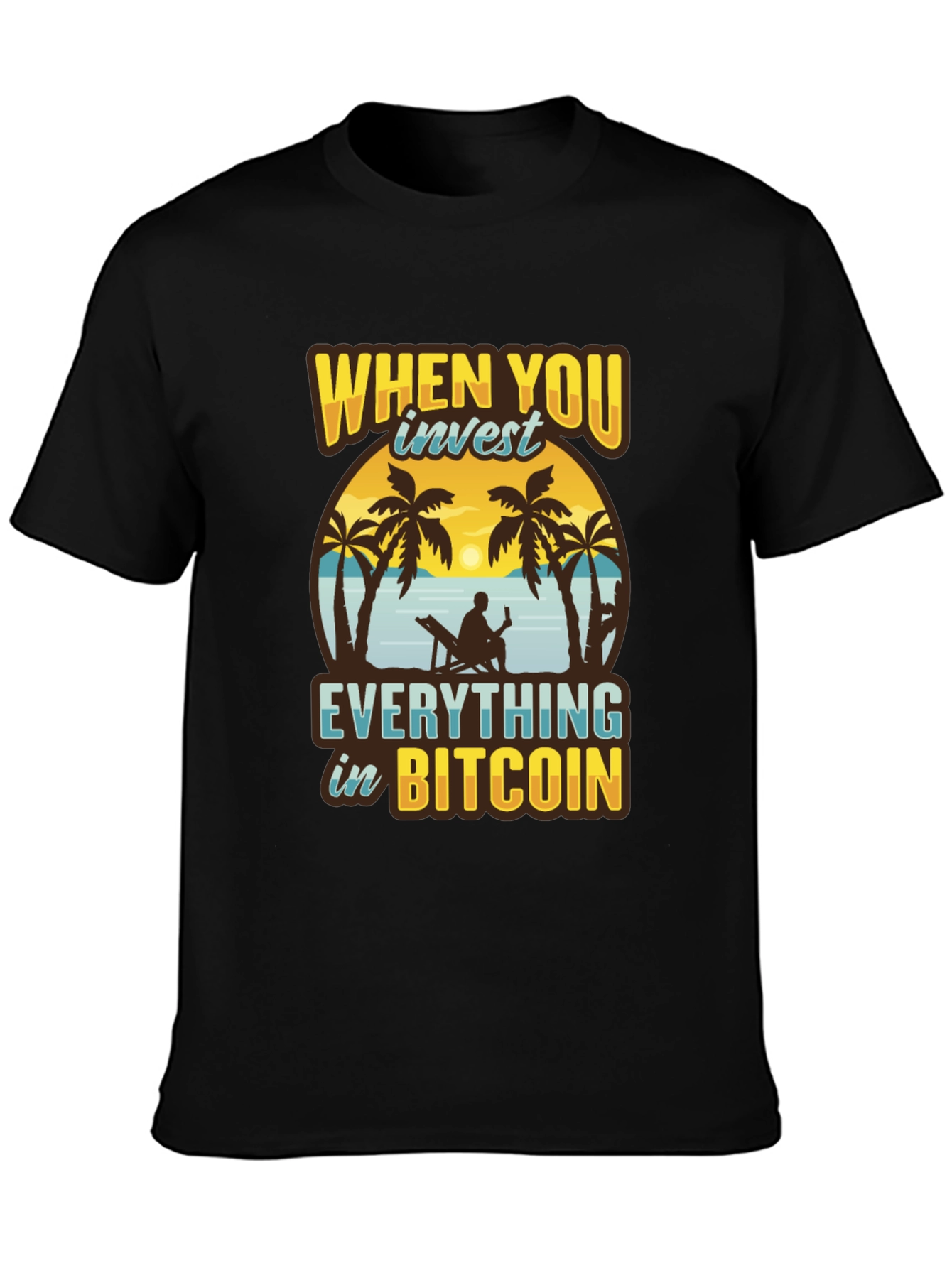 Bitcoin Investor Graphic Tee - Beach Life Crypto
