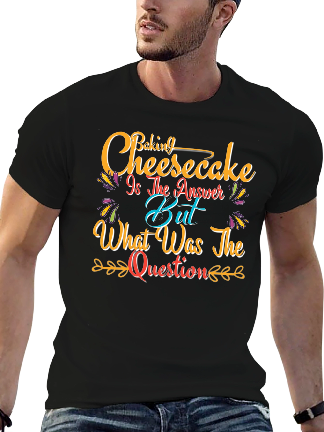 Baking Cheesecake T-Shirt - Funny Foodie Tee