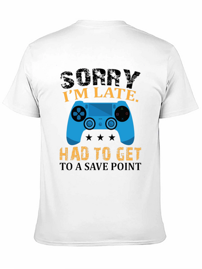 Gamer Humor Graphic Tee - Save Point T-Shirt