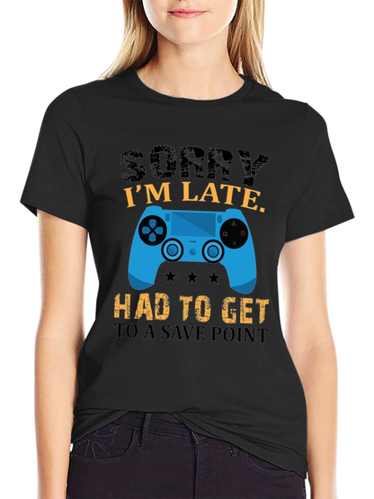 Gamer Humor Graphic Tee - Save Point T-Shirt
