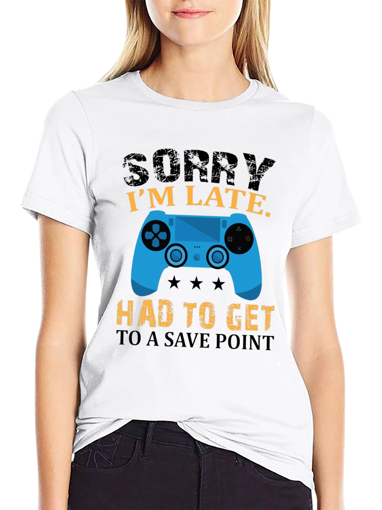 Gamer Humor Graphic Tee - Save Point T-Shirt