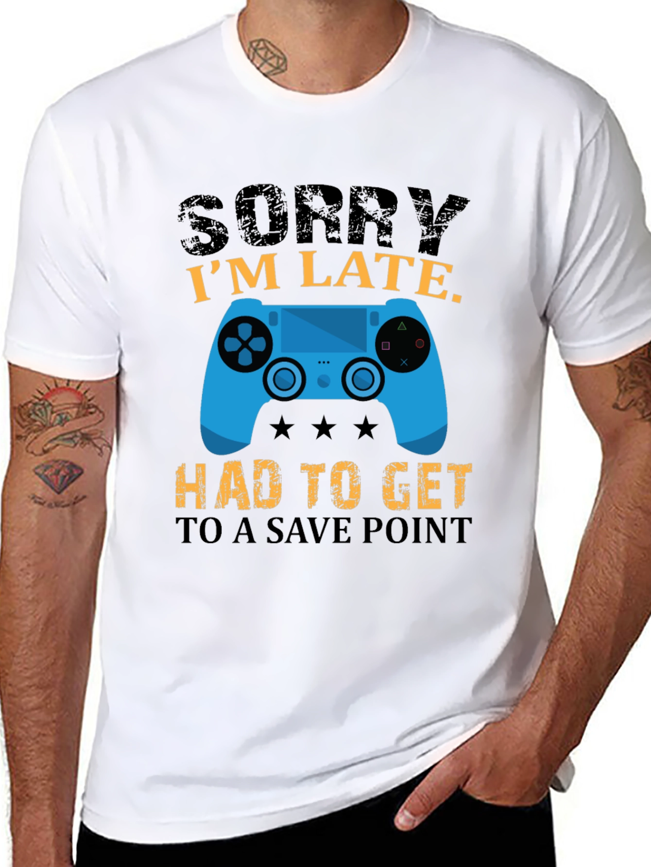 Gamer Humor Graphic Tee - Save Point T-Shirt