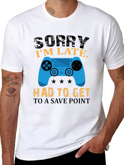 Gamer Humor Graphic Tee - Save Point T-Shirt