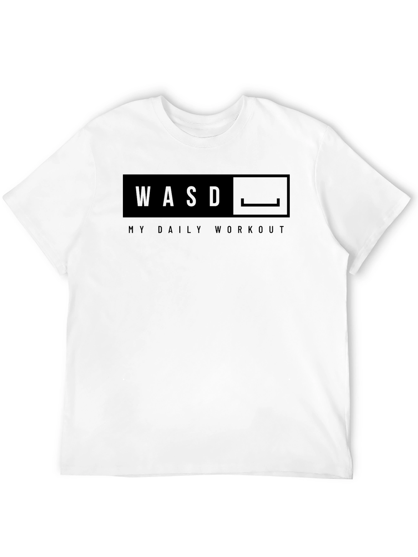 WASD My Daily Workout Graphic T-Shirt