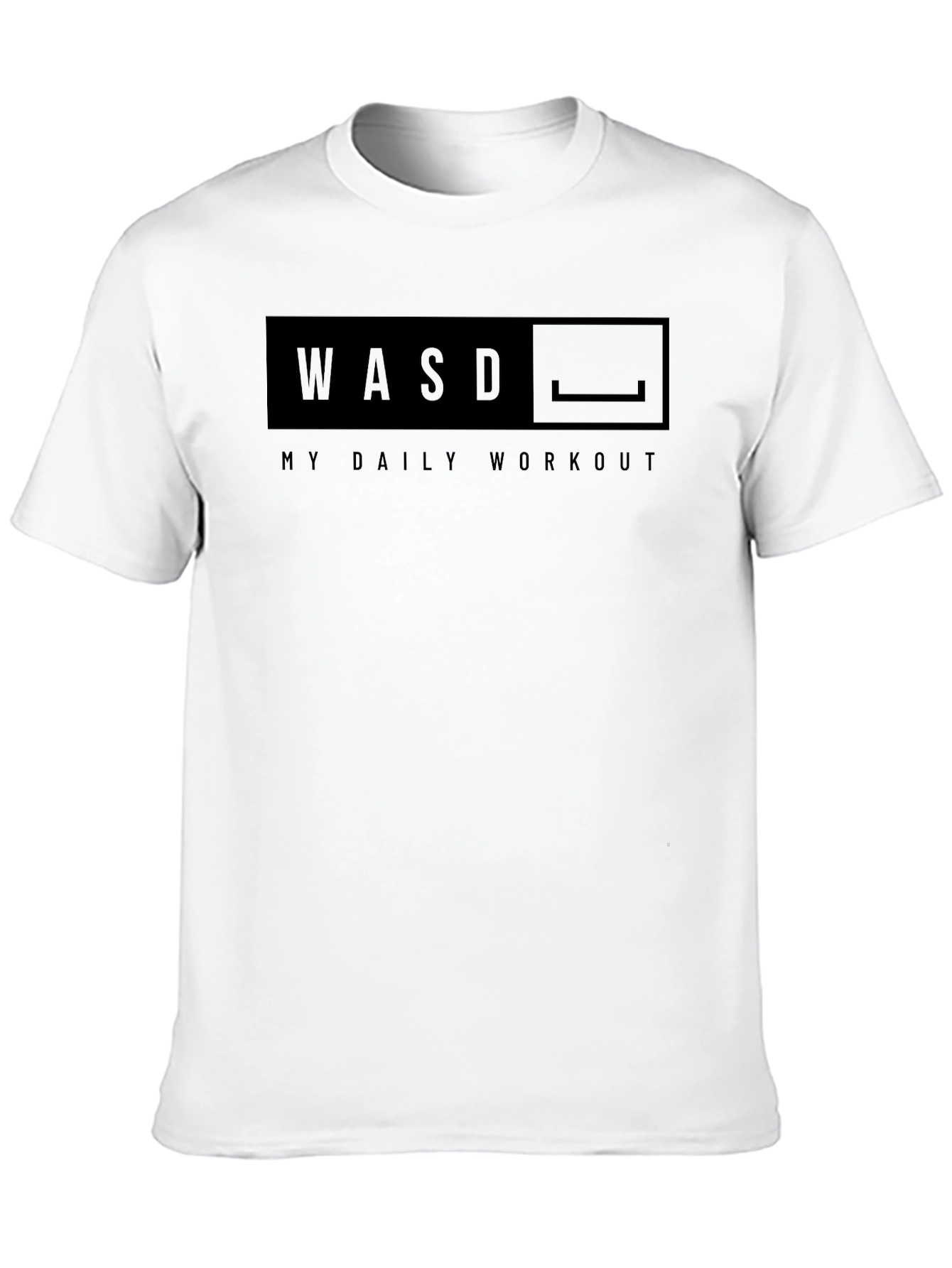 WASD My Daily Workout Graphic T-Shirt