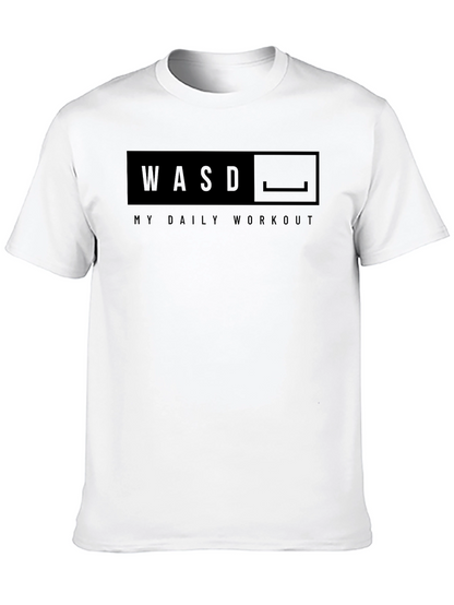 WASD My Daily Workout Graphic T-Shirt