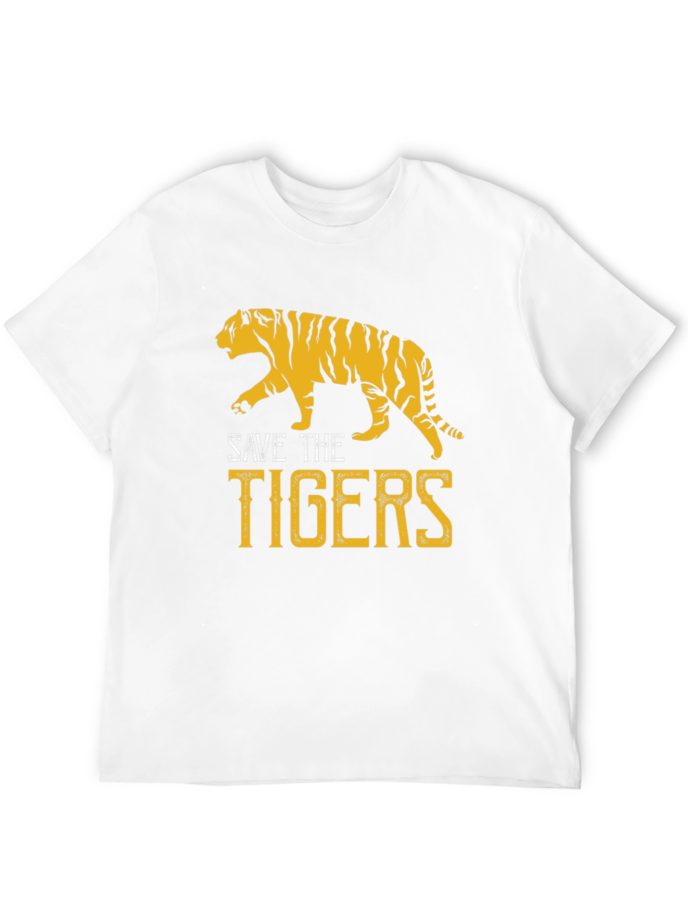 Save The Tigers Graphic T-Shirt - Black
