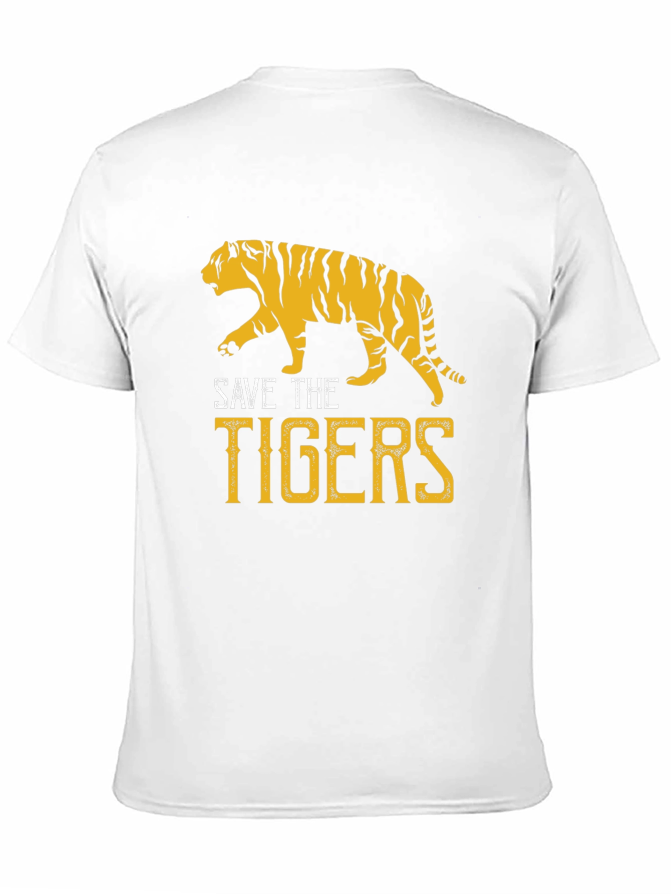 Save The Tigers Graphic T-Shirt - Black