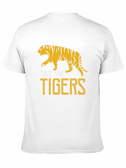 Save The Tigers Graphic T-Shirt - Black