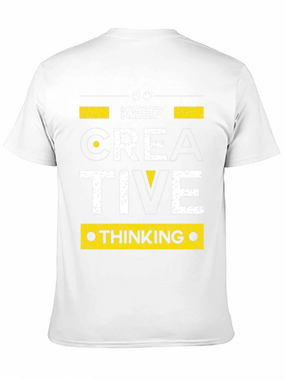 Keep Creative Thinking Black Graphic Tee