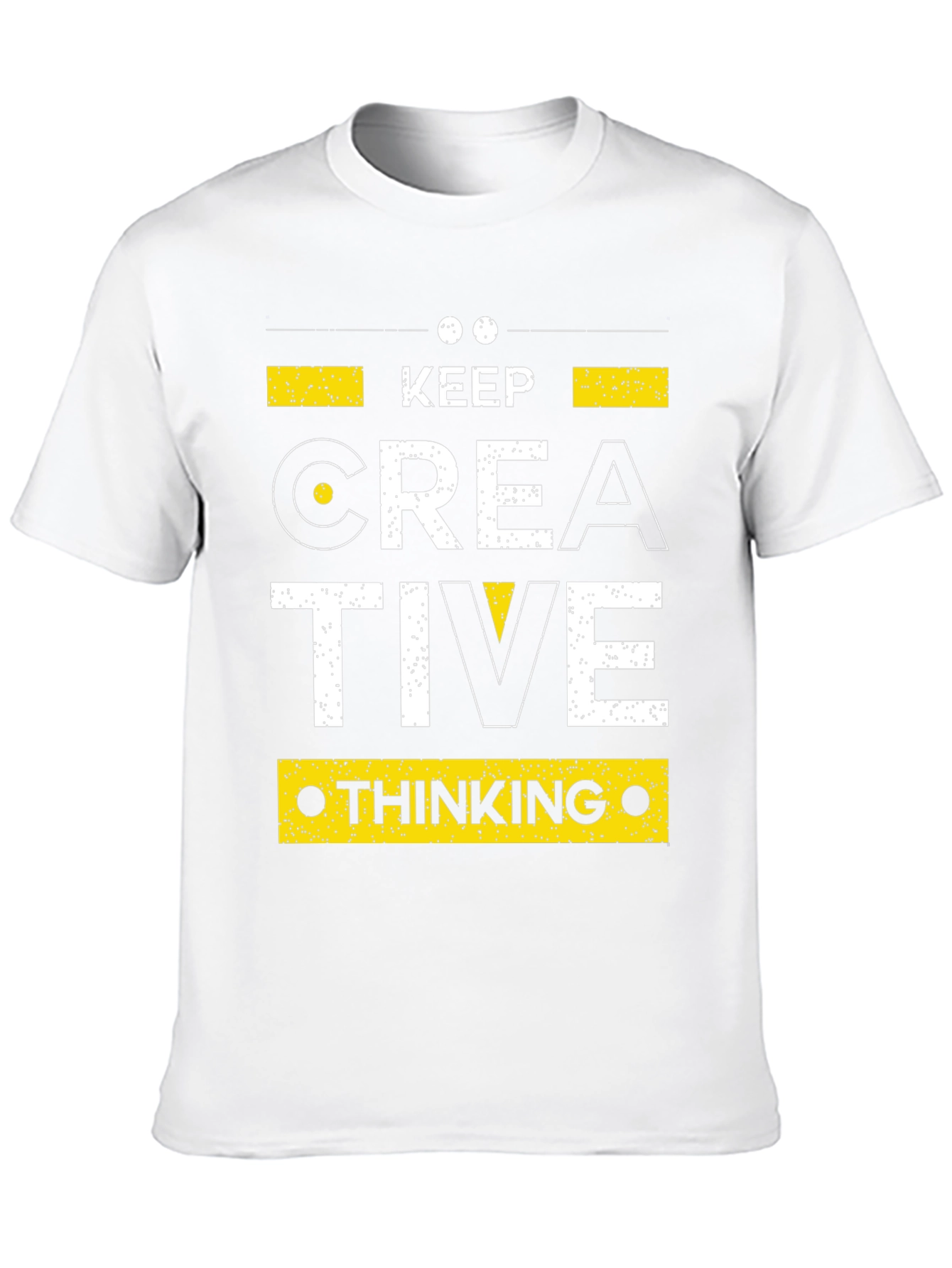 Keep Creative Thinking Black Graphic Tee