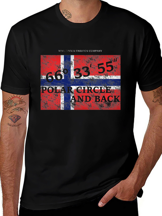 Norway Flag Polar Circle T-Shirt