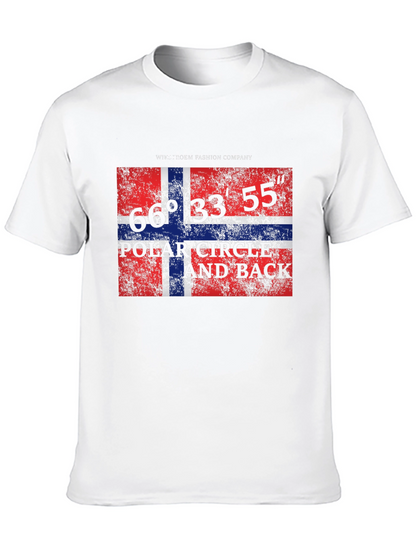 Norway Flag Polar Circle T-Shirt