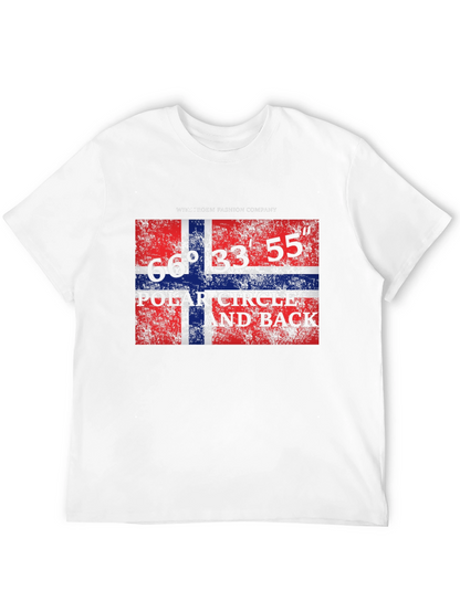 Norway Flag Polar Circle T-Shirt
