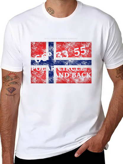 Norway Flag Polar Circle T-Shirt