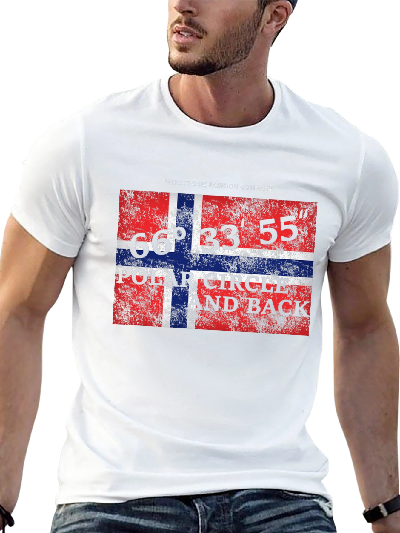 Norway Flag Polar Circle T-Shirt