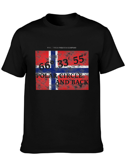 Norway Flag Polar Circle T-Shirt