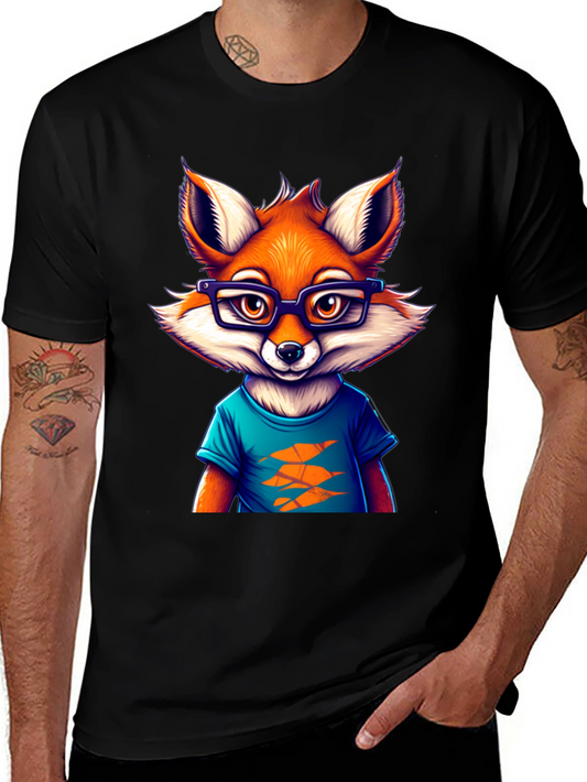 Cool Fox Graphic Tee - Unique Design