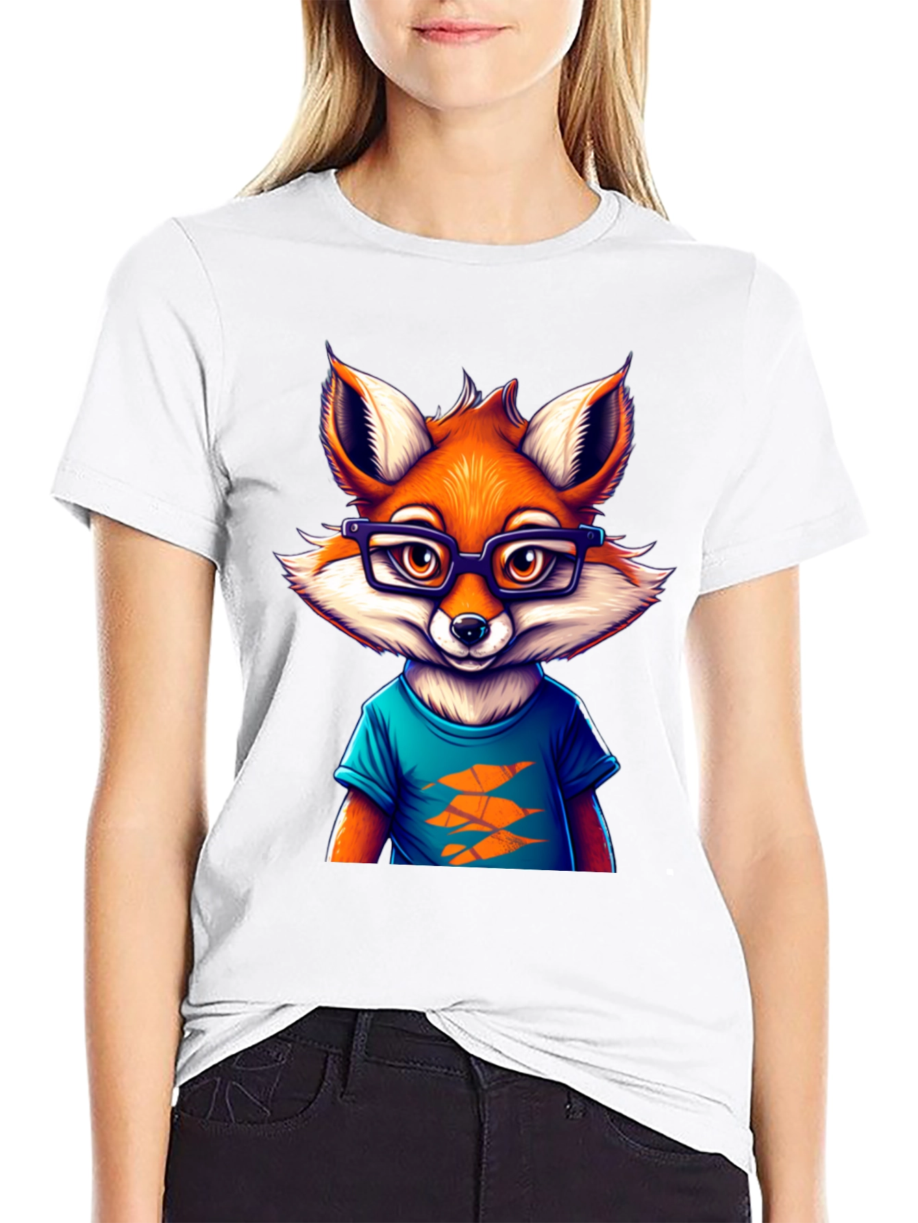 Cool Fox Graphic Tee - Unique Design