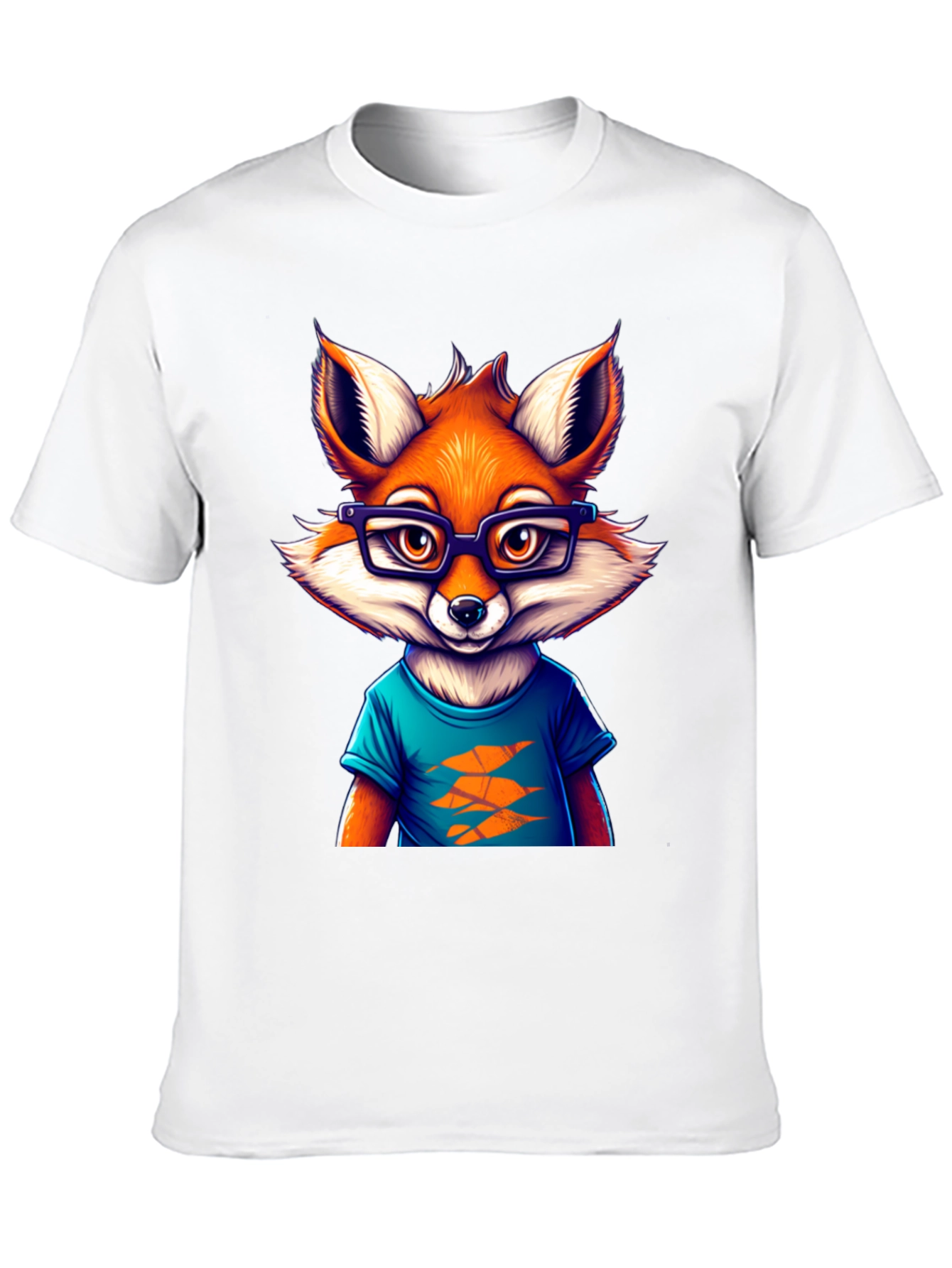Cool Fox Graphic Tee - Unique Design