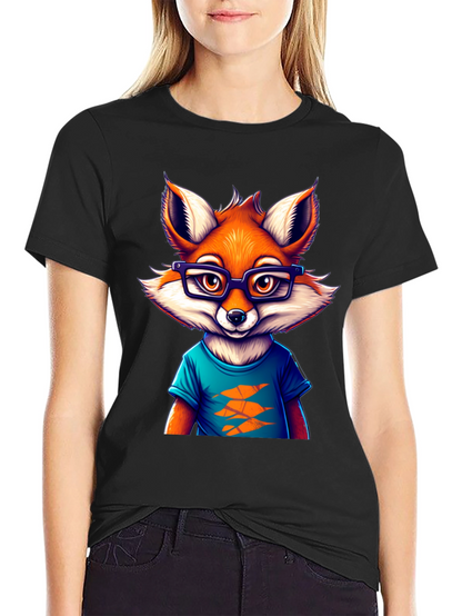 Cool Fox Graphic Tee - Unique Design