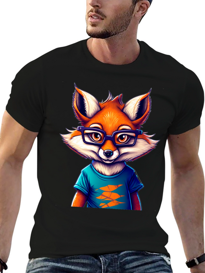Cool Fox Graphic Tee - Unique Design