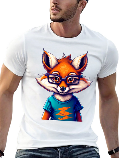 Cool Fox Graphic Tee - Unique Design