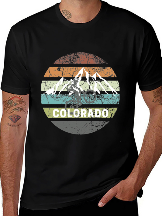 Colorado Mountain Biking Graphic Tee
