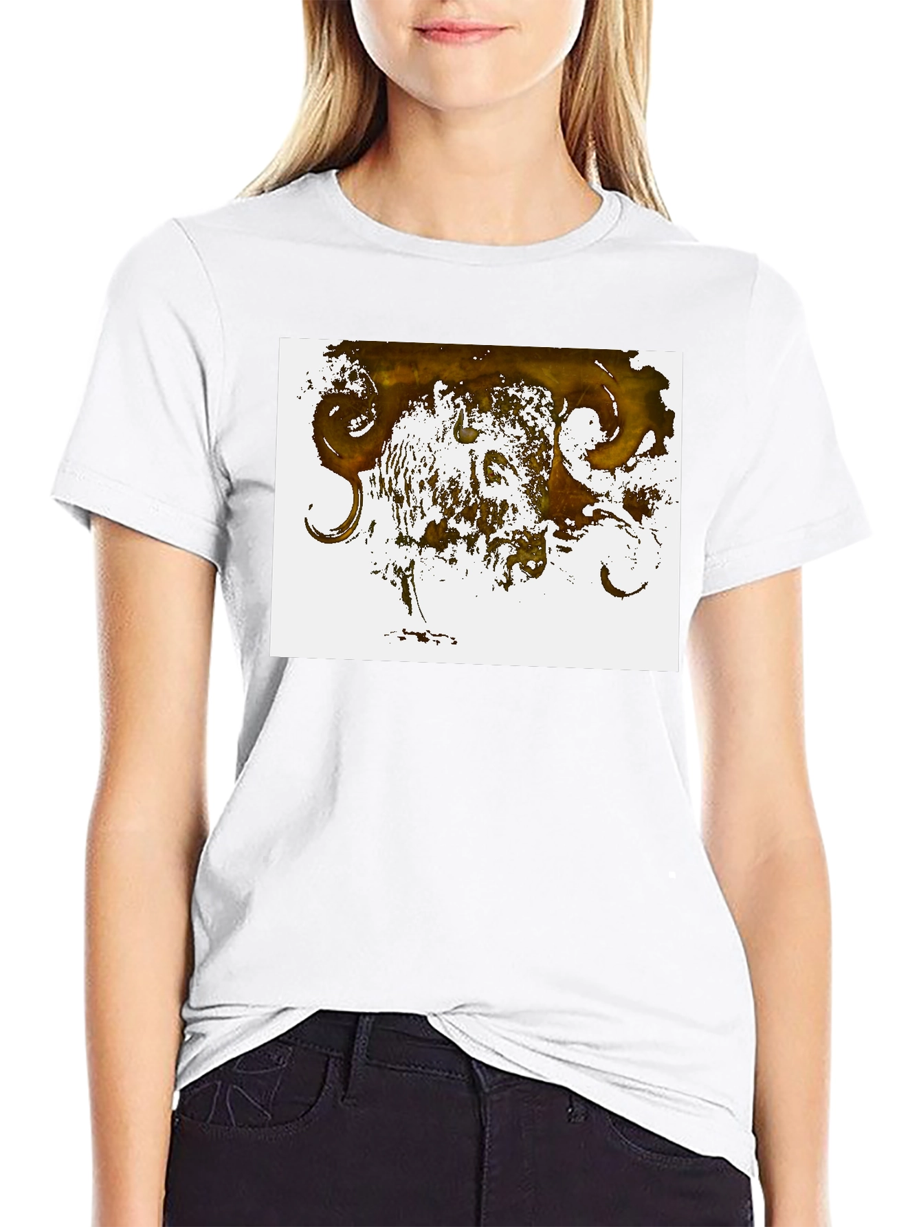 Abstract Art Black T-Shirt - Unique Design