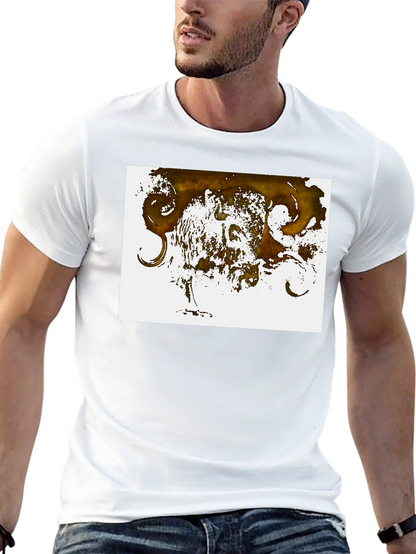 Abstract Art Black T-Shirt - Unique Design