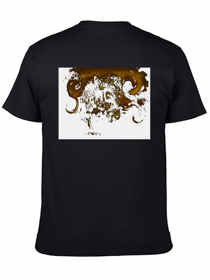 Abstract Art Black T-Shirt - Unique Design