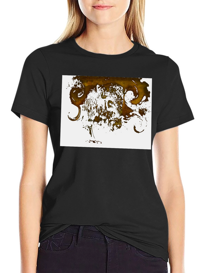 Abstract Art Black T-Shirt - Unique Design