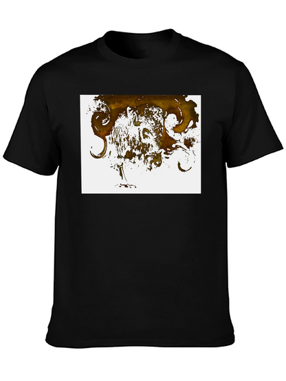 Abstract Art Black T-Shirt - Unique Design