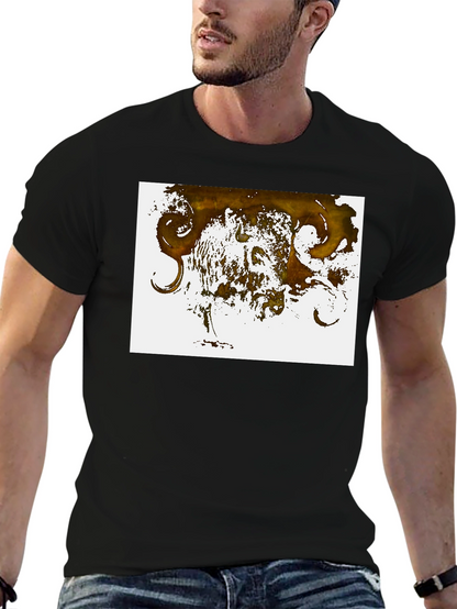 Abstract Art Black T-Shirt - Unique Design