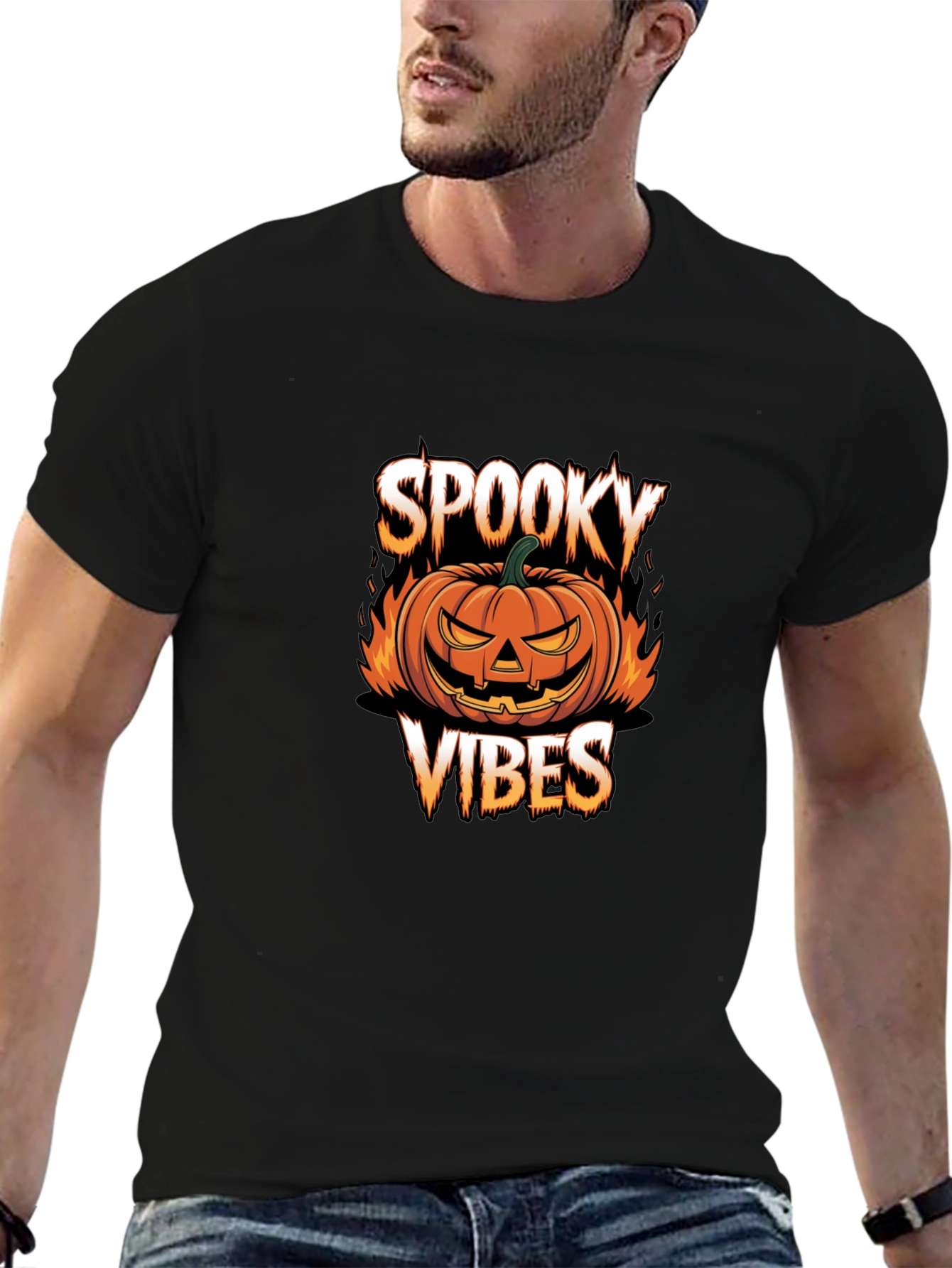 Spooky Vibes Halloween T-Shirt
