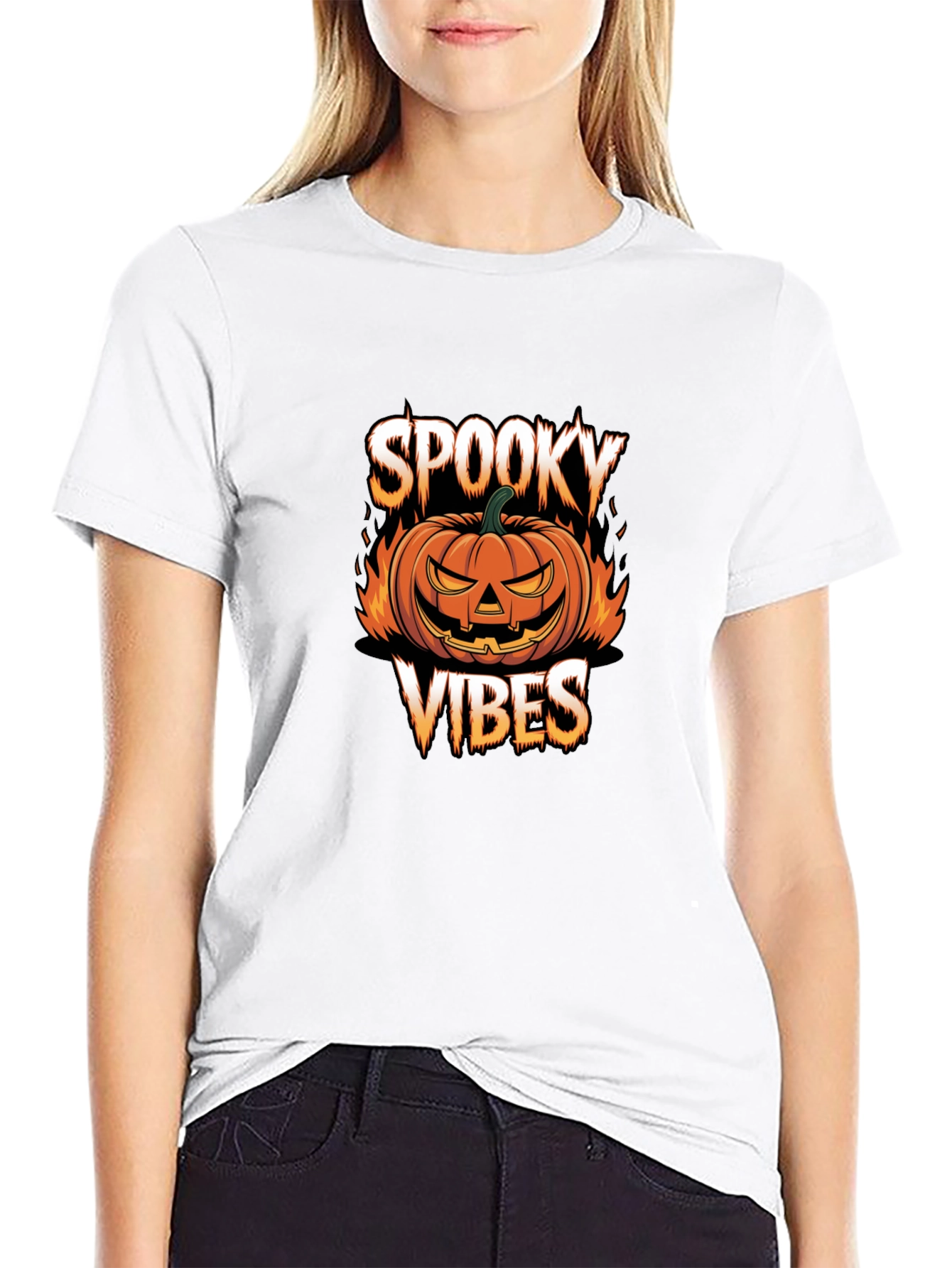 Spooky Vibes Halloween T-Shirt