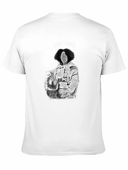 Aim High Astronaut Graphic Tee - Black