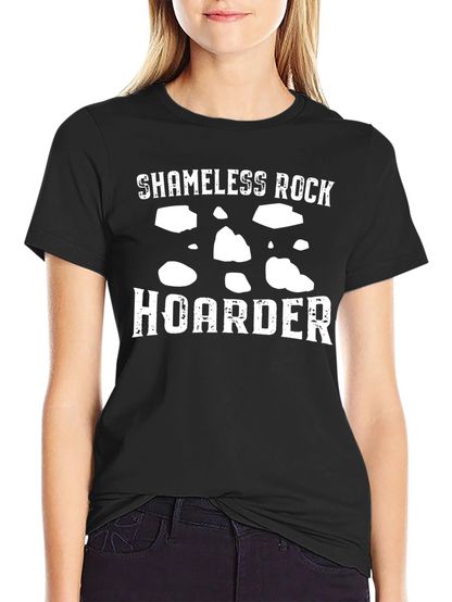Shameless Rock Hoarder Black T-Shirt