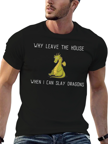 Slay Dragons T-Shirt - Gamer Tee