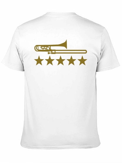Trombone Star Rating Graphic Tee - Black